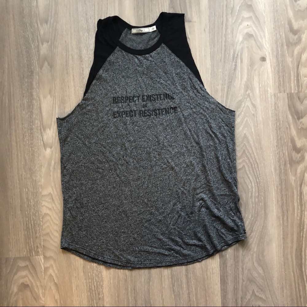 Obey respect my existence tank